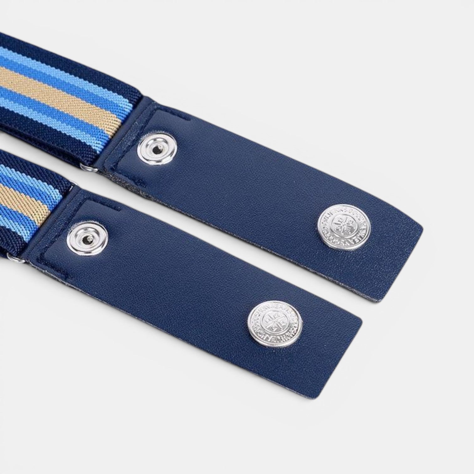 Ceinture Tissu Élastique Sans Boucle Femme Bleu Marine | Kelvana