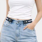 Ceinture Sans Boucle Élastique Polyester Ajustable Unisexe | Kalvex La Maison de la Ceinture