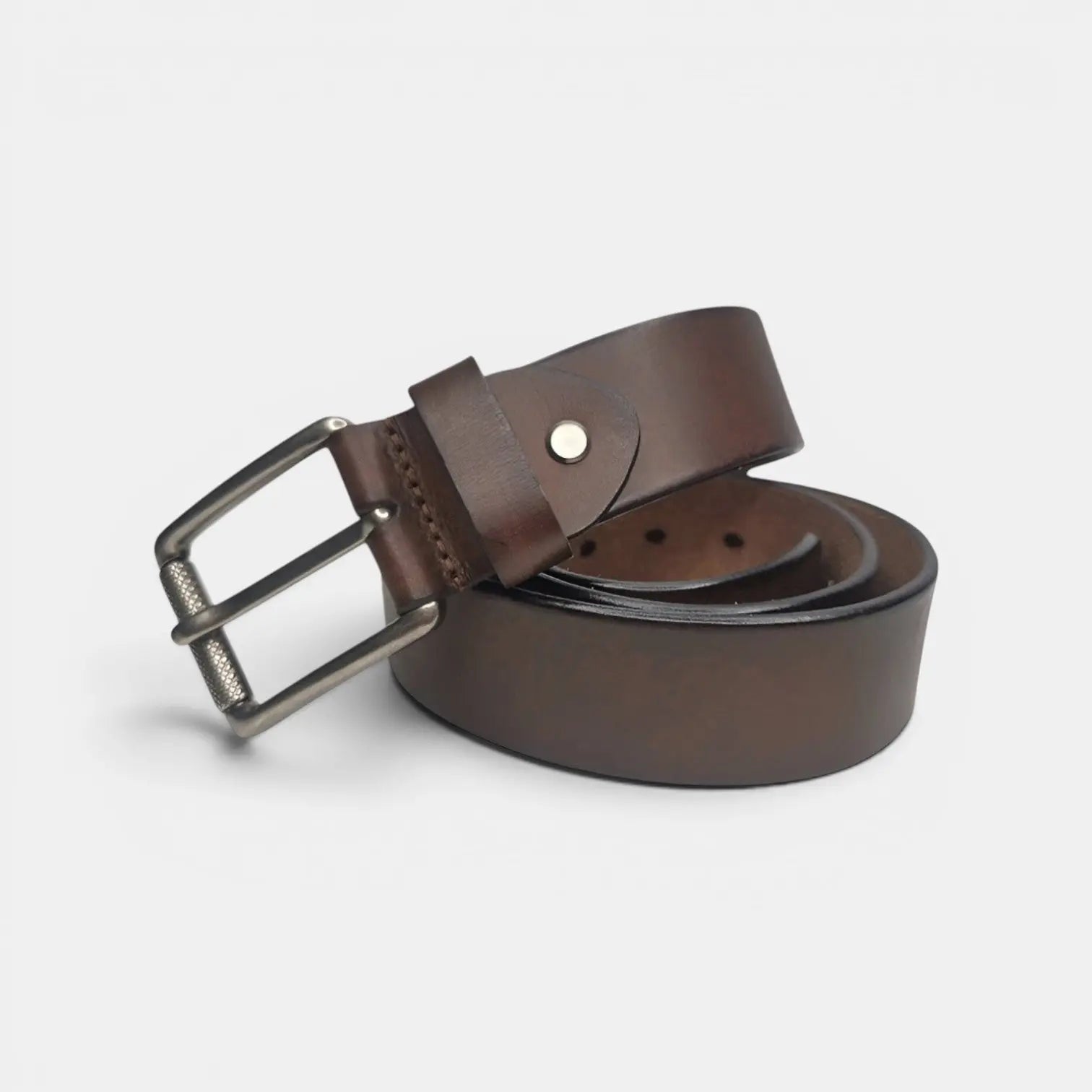 Ceinture Cuir Pleine Fleur Vieilli Homme Boucle Ardillon | Narvec La Maison de la Ceinture