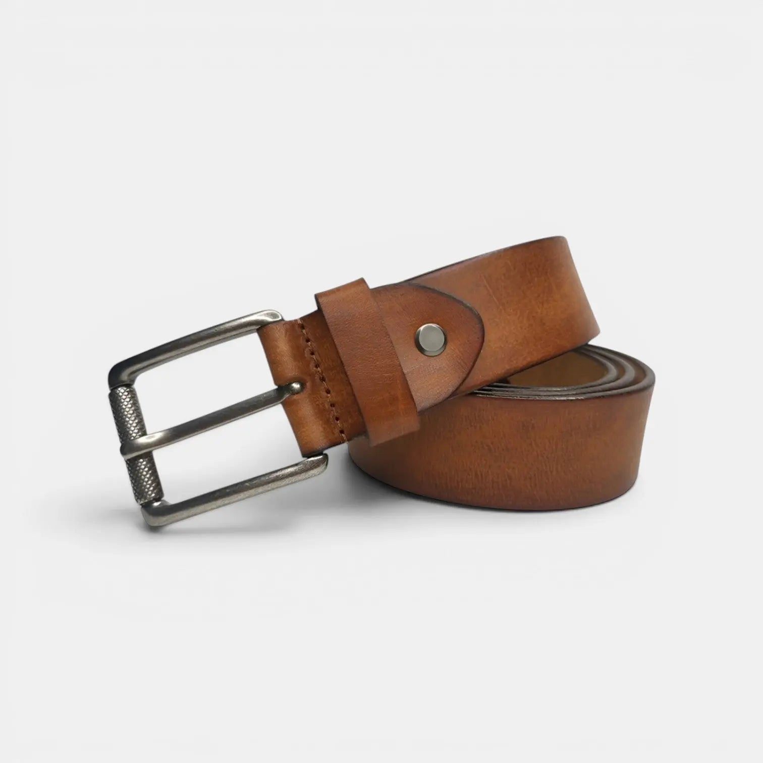 Ceinture Cuir Pleine Fleur Vieilli Homme Boucle Ardillon | Narvec La Maison de la Ceinture