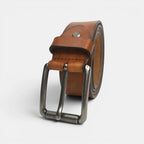 Ceinture Cuir Pleine Fleur Vieilli Homme Boucle Ardillon | Narvec La Maison de la Ceinture
