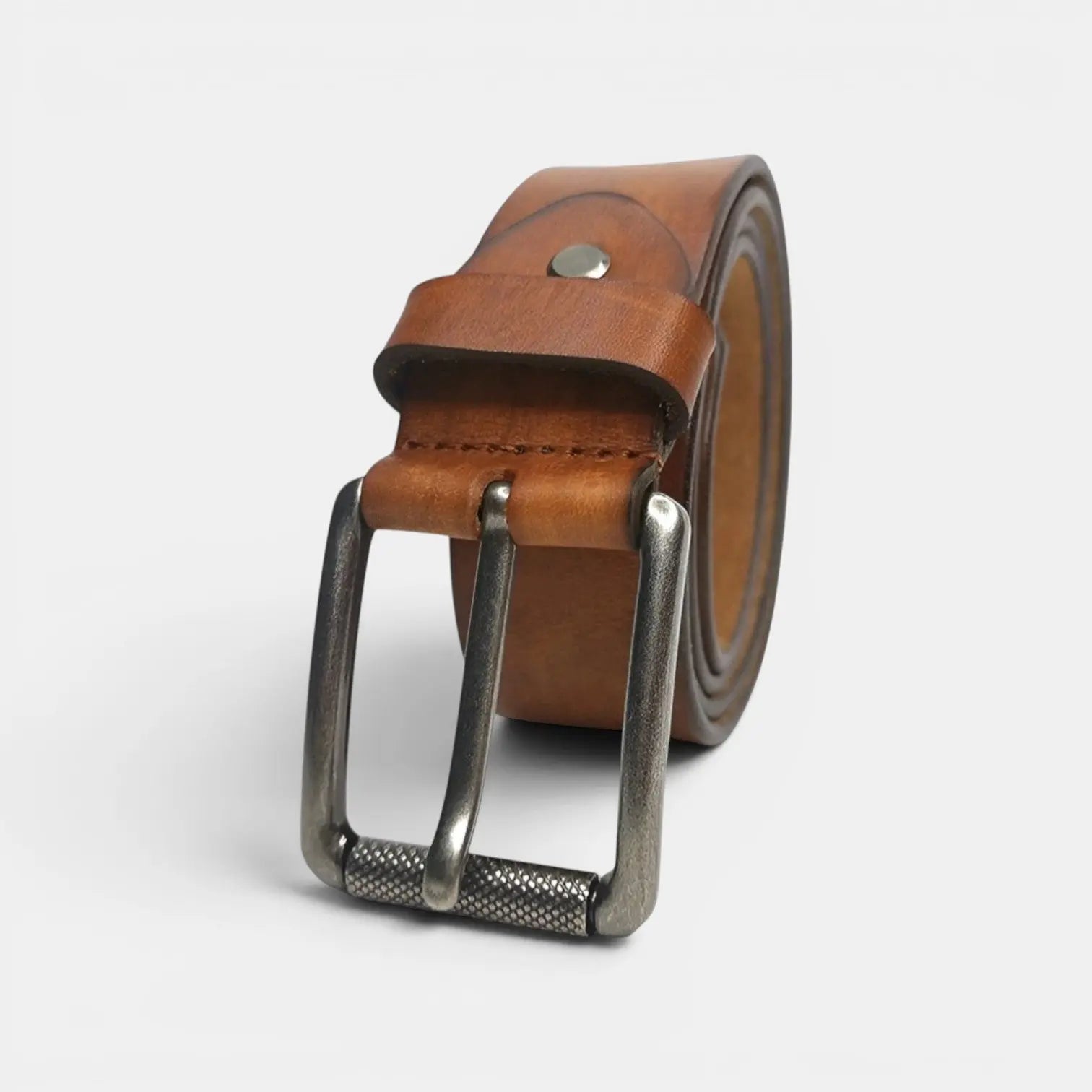Ceinture Cuir Pleine Fleur Vieilli Homme Boucle Ardillon | Narvec La Maison de la Ceinture