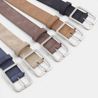 Ceinture Simili Cuir Femme Boucle Rectangulaire Beige | Norvyx