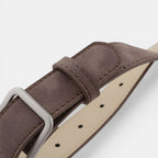 Ceinture Simili Cuir Femme Boucle Rectangulaire Beige | Norvyx