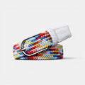 Ceinture Tressée Élastique Femme Multicolore Boucle Arrondie | Brelox La Maison de la Ceinture