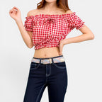 Ceinture Tressée Élastique Femme Boucle Arrondie Rose | Nolvira