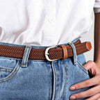 Ceinture Tressée Élastique Femme Sans Trou Ardillon | Trelvex La Maison de la Ceinture