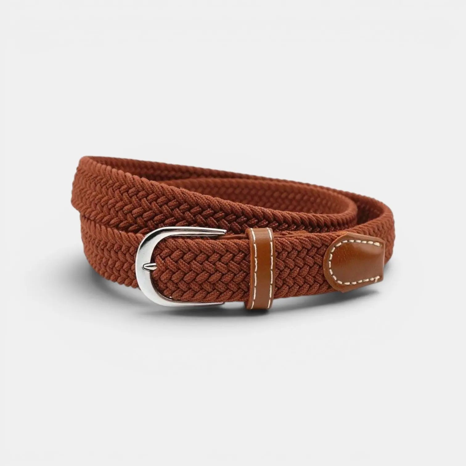 Ceinture Tressée Élastique Femme Sans Trou Ardillon | Trelvex La Maison de la Ceinture