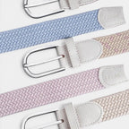 Ceinture Tressée Élastique Femme Boucle Ardillon Arrondie | Telvorx La Maison de la Ceinture