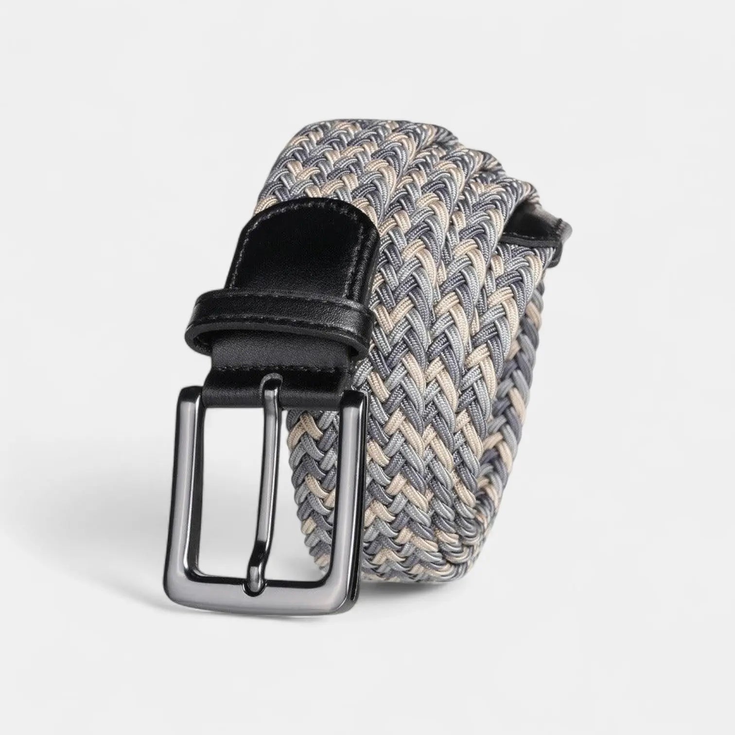 Ceinture Tressée Élastique Homme Bicolore Ardillon | Keltav La Maison de la Ceinture