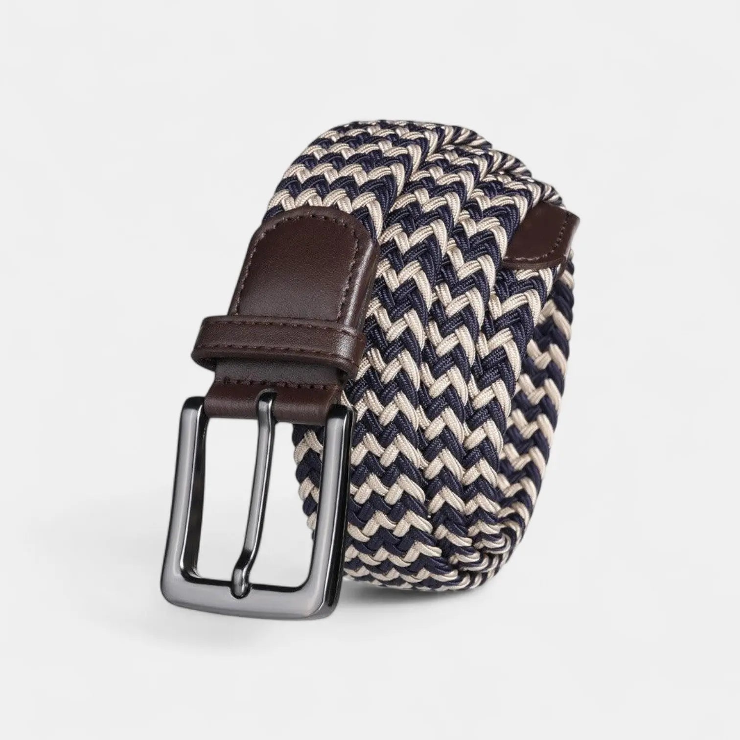 Ceinture Tressée Élastique Homme Bicolore Ardillon | Keltav La Maison de la Ceinture