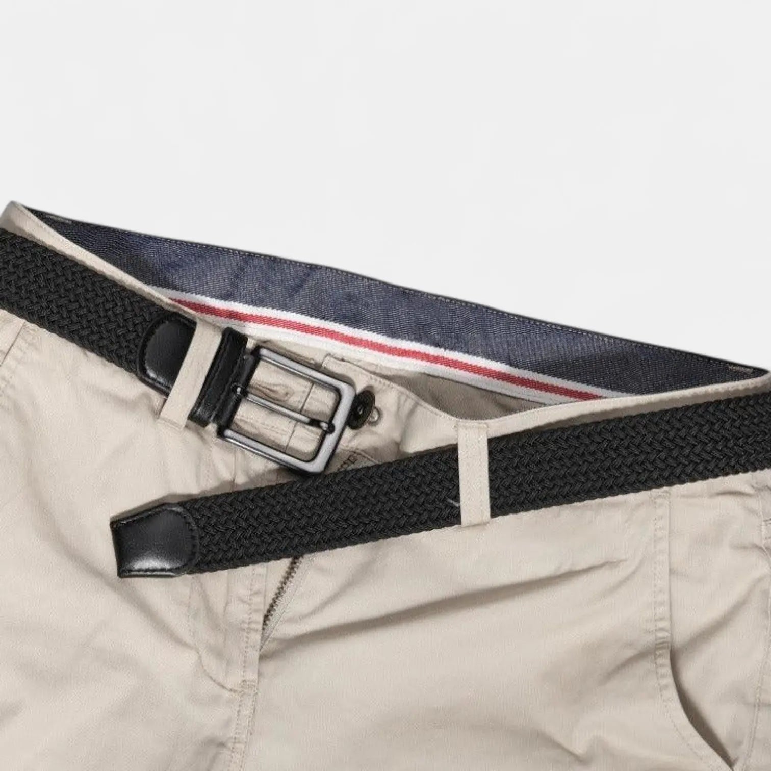 Ceinture Tressée Élastique Homme Bicolore Ardillon | Keltav La Maison de la Ceinture