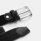 Ceinture Tressée Tissu Élastique Homme Sans Trou Ardillon | Eltico La Maison de la Ceinture
