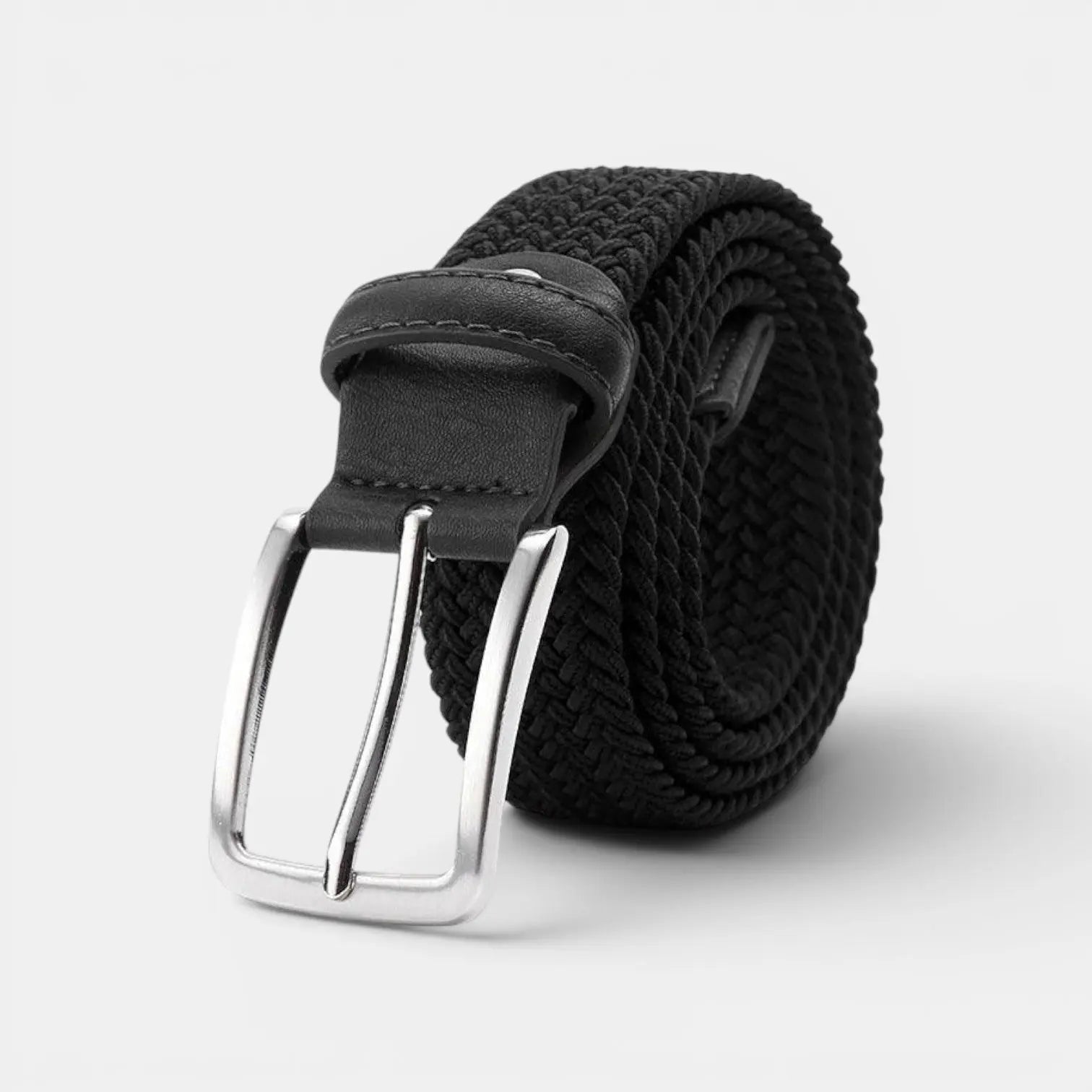 Ceinture Tressée Tissu Élastique Homme Sans Trou Ardillon | Eltico La Maison de la Ceinture
