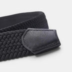 Ceinture Tressée Tissu Élastique Homme Sans Trou Ardillon | Eltico La Maison de la Ceinture
