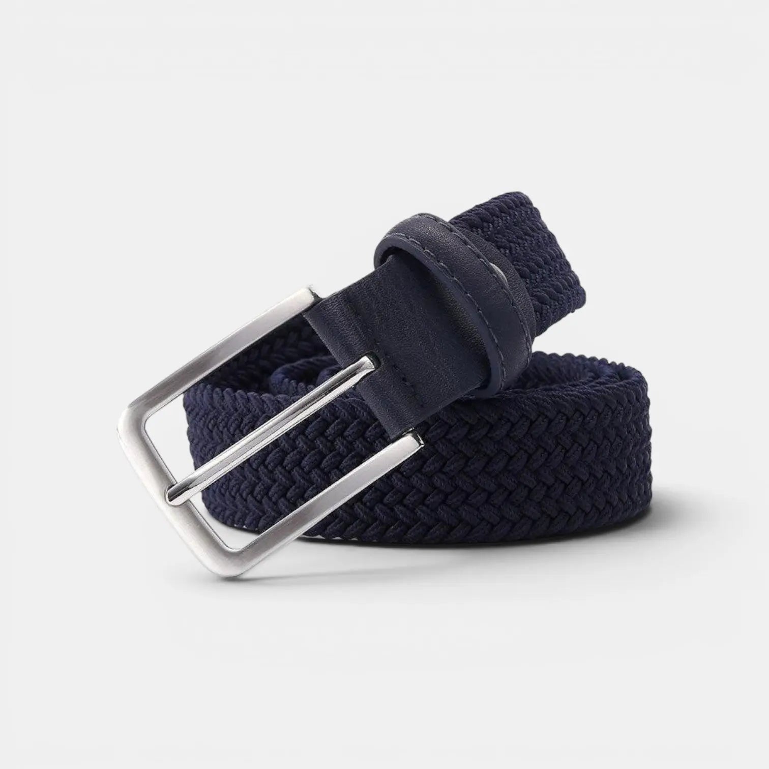Ceinture Tressée Tissu Élastique Homme Sans Trou Ardillon | Eltico La Maison de la Ceinture