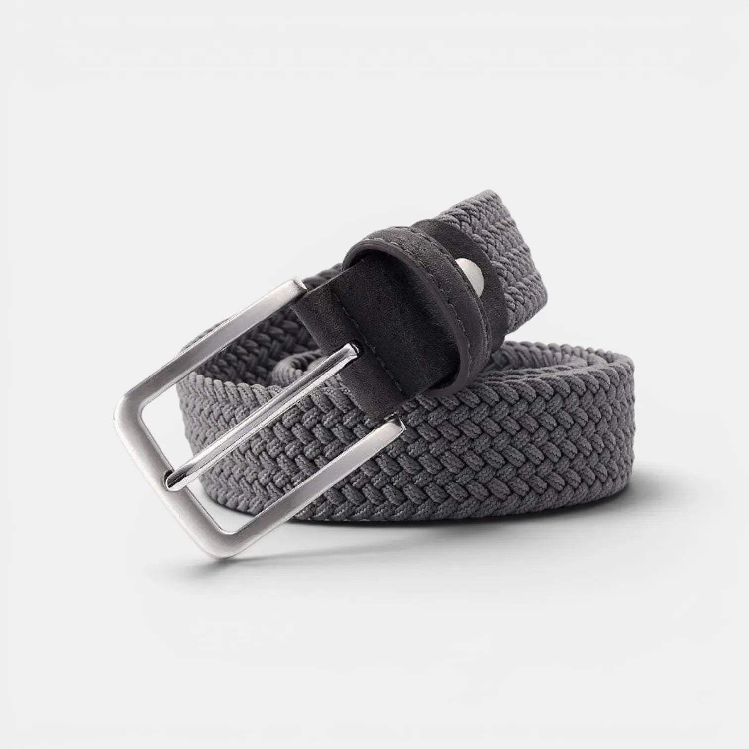 Ceinture Tressée Tissu Élastique Homme Sans Trou Ardillon | Eltico La Maison de la Ceinture