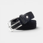 Ceinture Tressée Tissu Élastique Homme Sans Trou Ardillon | Eltico La Maison de la Ceinture