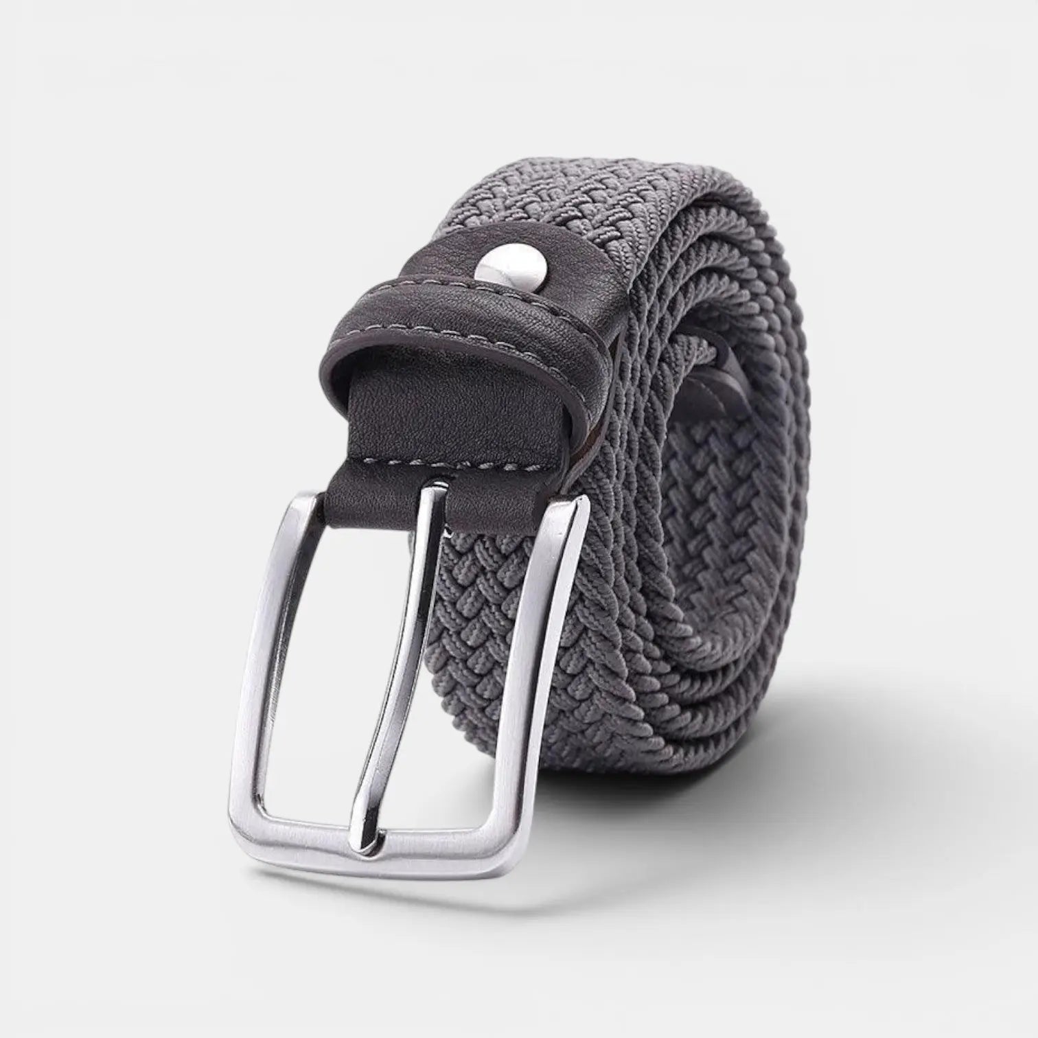 Ceinture Tressée Tissu Élastique Homme Sans Trou Ardillon | Eltico La Maison de la Ceinture