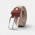 Ceinture Tressée Tissu Élastique Homme Sans Trou Ardillon | Eltico La Maison de la Ceinture