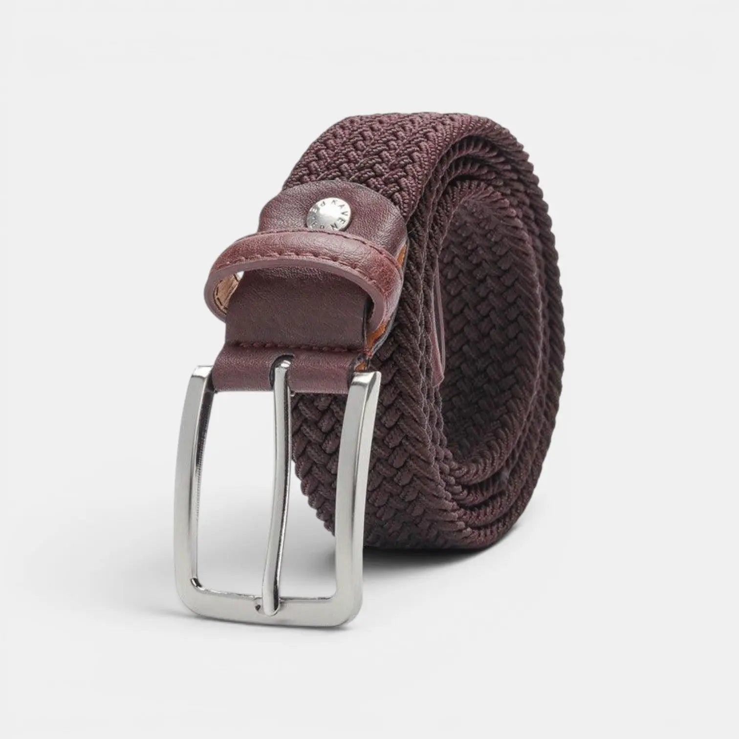 Ceinture Tressée Tissu Élastique Homme Sans Trou Ardillon | Eltico La Maison de la Ceinture