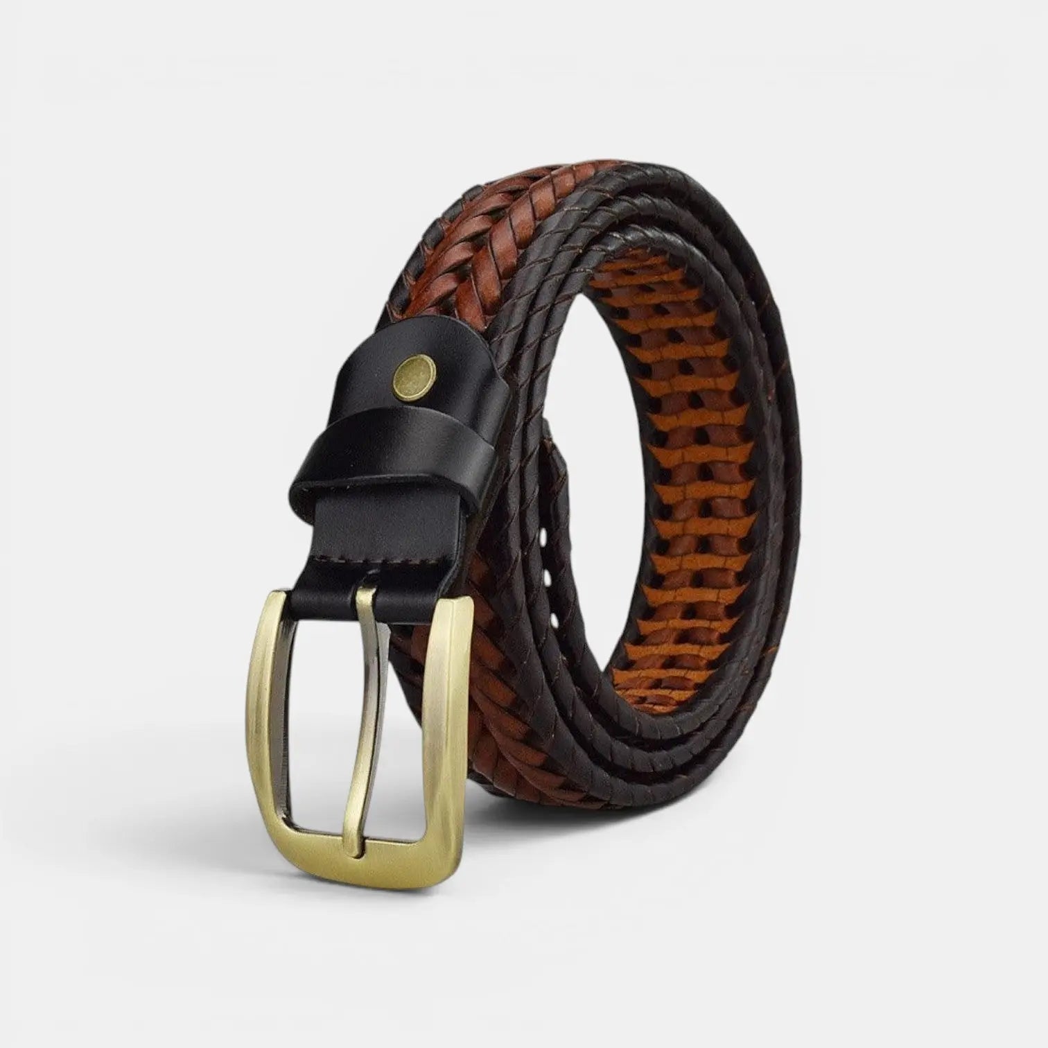 Ceinture Cuir Tressé Sans Trou Femme Boucle Ardillon | Nelvax La Maison de la Ceinture