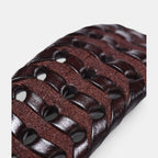 Ceinture Cuir Tressé Sans Trou Femme Boucle Ardillon | Nelvax La Maison de la Ceinture