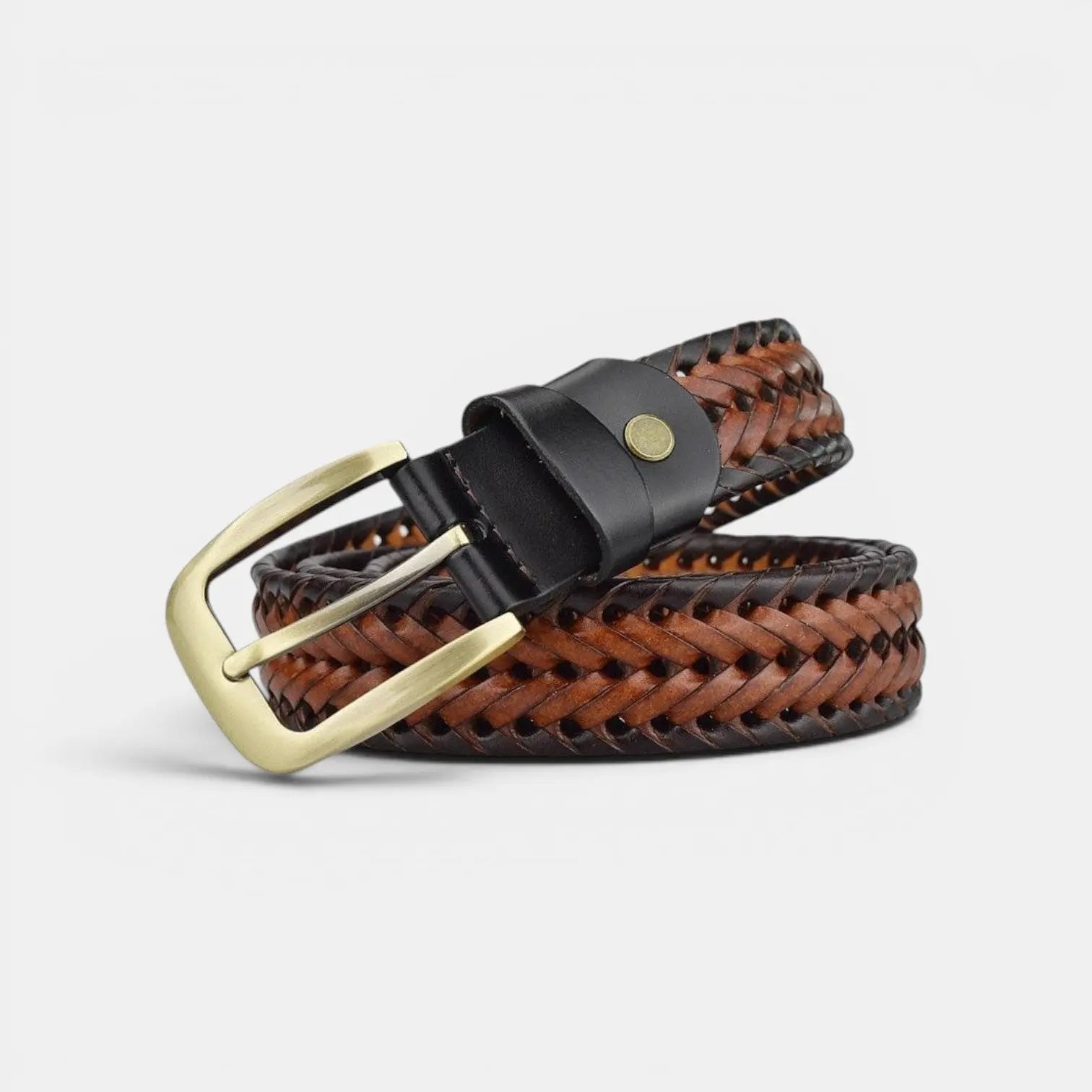Ceinture Cuir Tressé Sans Trou Femme Boucle Ardillon | Nelvax La Maison de la Ceinture