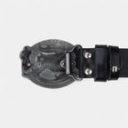 Ceinture Cuir Texturé Homme Western Boucle Ovale Aigle | Talvex La Maison de la Ceinture