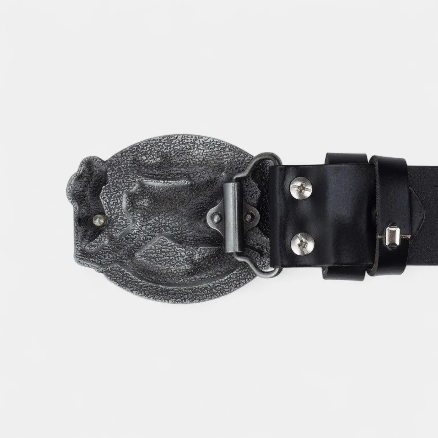 Ceinture Cuir Texturé Homme Western Boucle Ovale Aigle | Talvex La Maison de la Ceinture