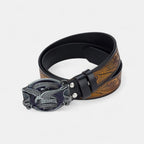 Ceinture Cuir Texturé Homme Western Boucle Ovale Aigle | Talvex La Maison de la Ceinture