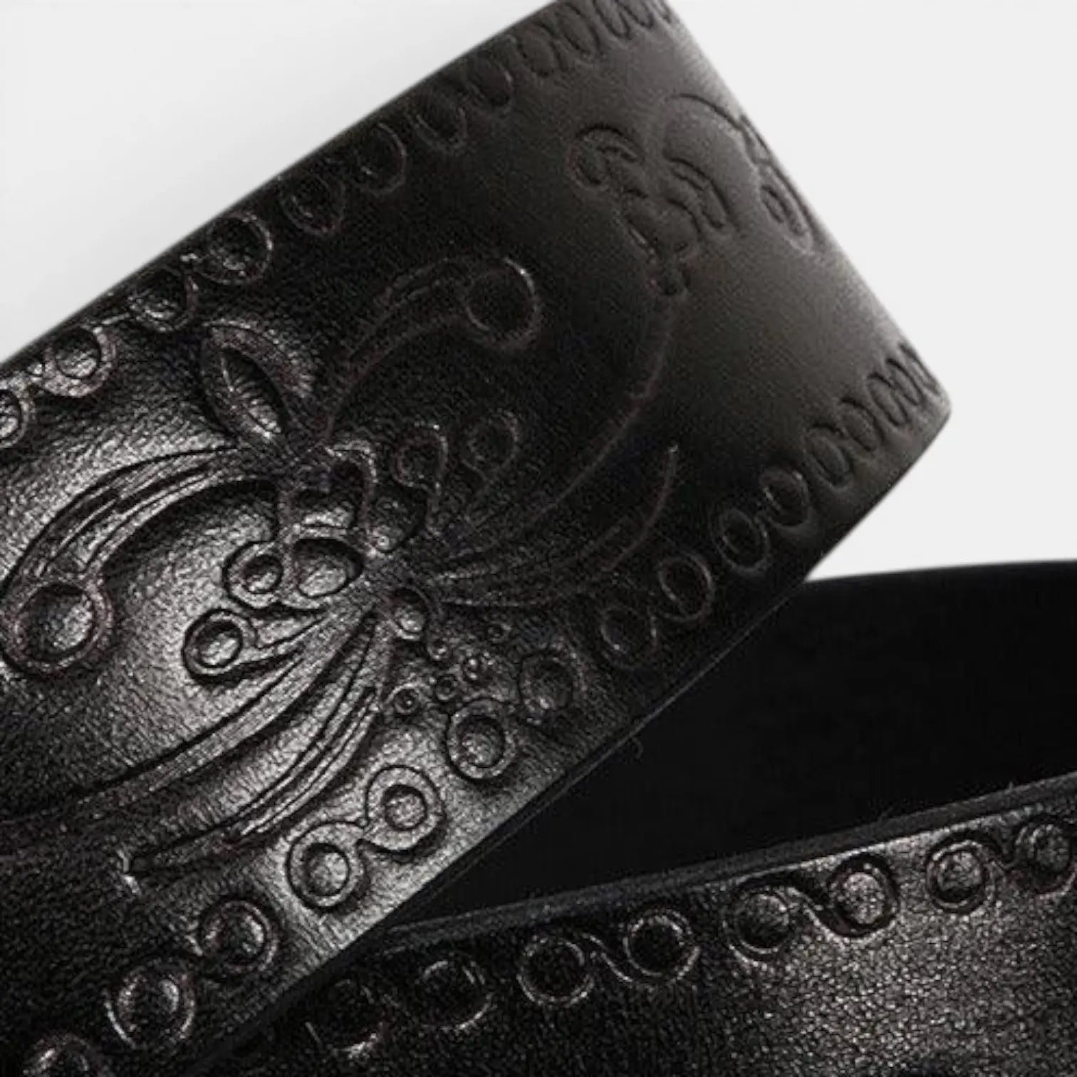 Ceinture Western Cuir Pleine Fleur Texturé Boucle Femme | Texvorn La Maison de la Ceinture