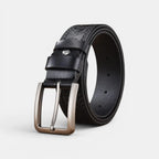 Ceinture Cuir Texturé Homme Western Motifs Floraux Ardillon | Florvex La Maison de la Ceinture