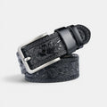 Ceinture Cuir Texturé Homme Western Motifs Floraux Ardillon | Florvex La Maison de la Ceinture