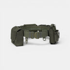 Ceinture tactique modulaire MOLLE kaki La Maison de la Ceinture en nylon 1000D avec boucle métallique à attache rapide