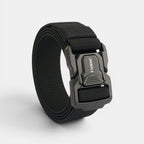 Ceinture tactique noire La Maison de la Ceinture en nylon robuste avec boucle métallique à attache rapide