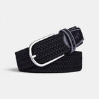 Ceinture Tressée Élastique Femme Boucle Ardillon Arrondie | Telvorx La Maison de la Ceinture