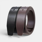 Ceinture Cuir Homme Lanière Boucle Ardillon Noire | Vantek