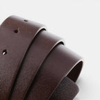 Ceinture Cuir Homme Lanière Boucle Ardillon Noire | Vantek