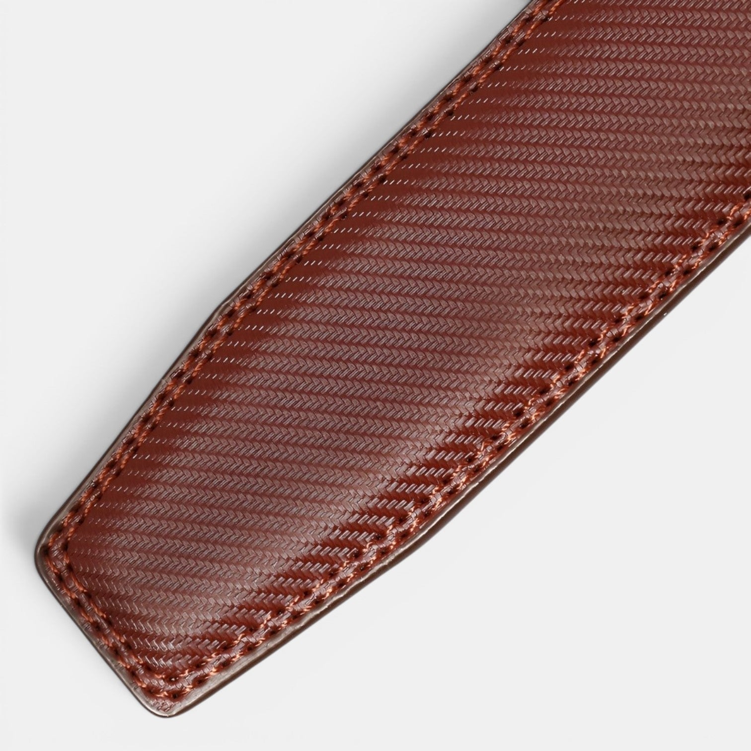 Ceinture Cuir Homme Lanière Rayée Boucle Automatique | Varkoss