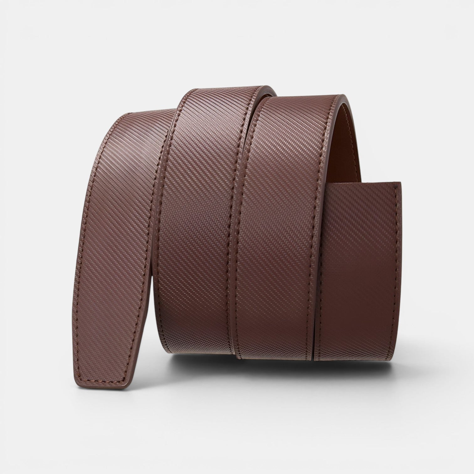 Ceinture Cuir Homme Lanière Rayée Boucle Automatique | Varkoss