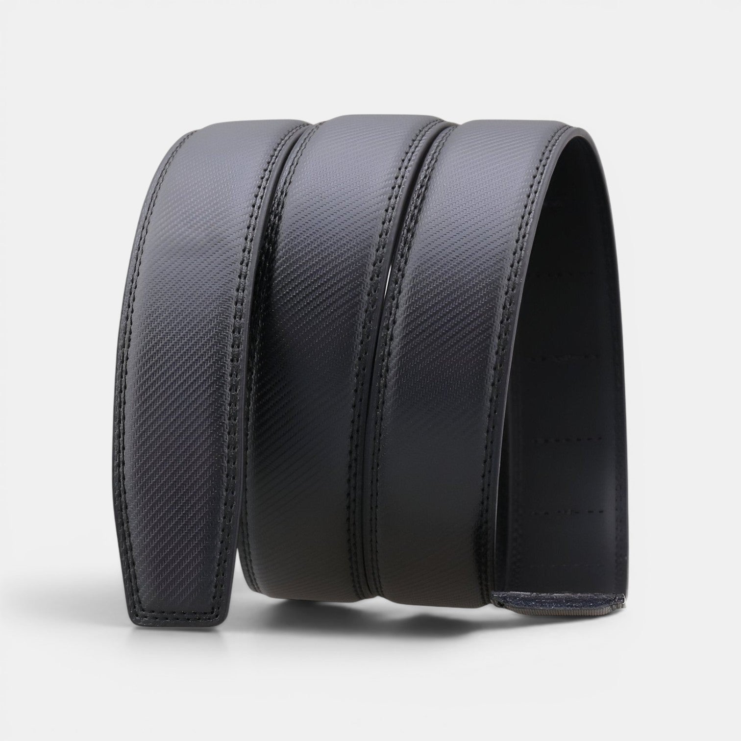 Ceinture Cuir Homme Lanière Rayée Boucle Automatique | Varkoss