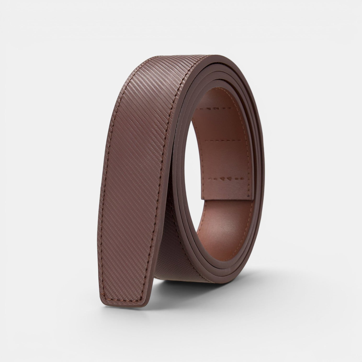 Ceinture Cuir Homme Lanière Rayée Boucle Automatique | Varkoss
