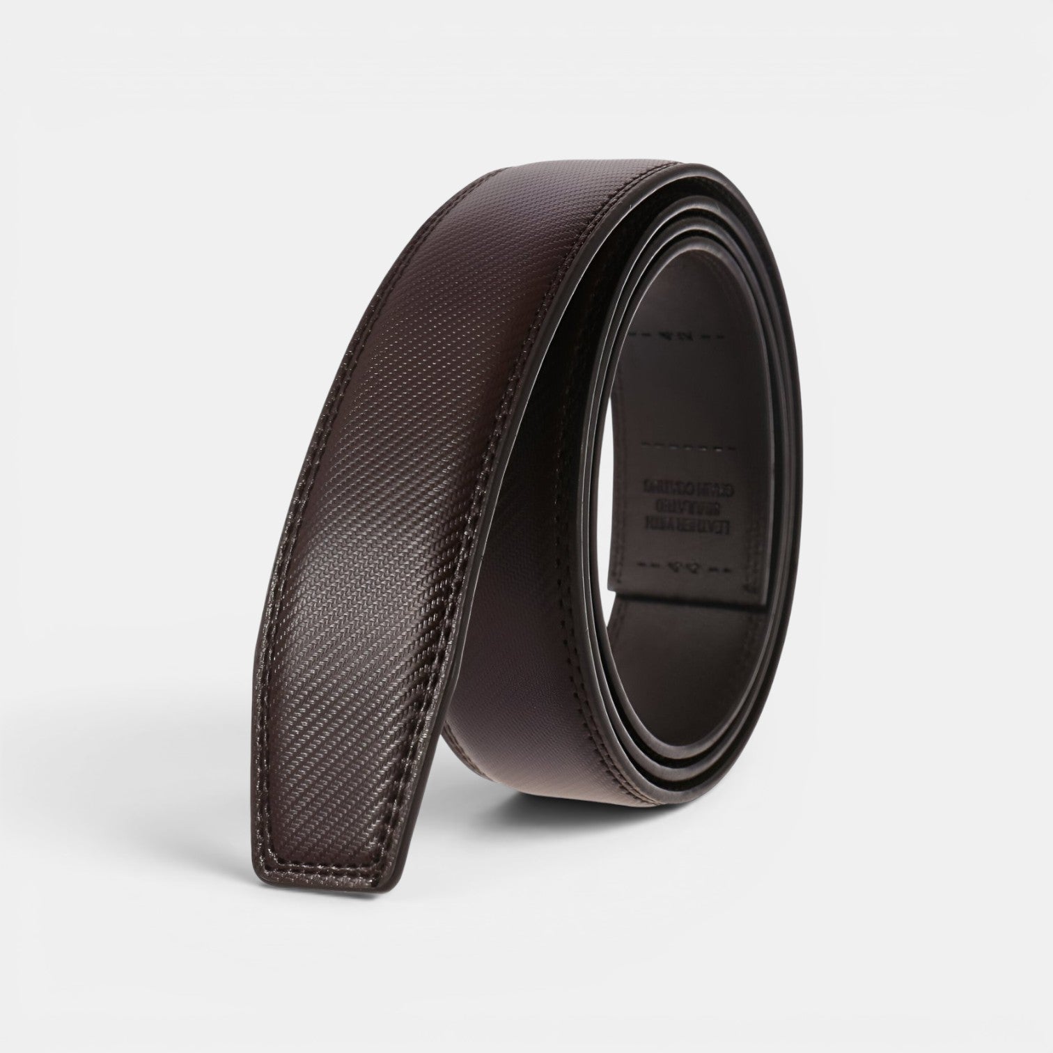 Ceinture Cuir Homme Lanière Rayée Boucle Automatique | Varkoss