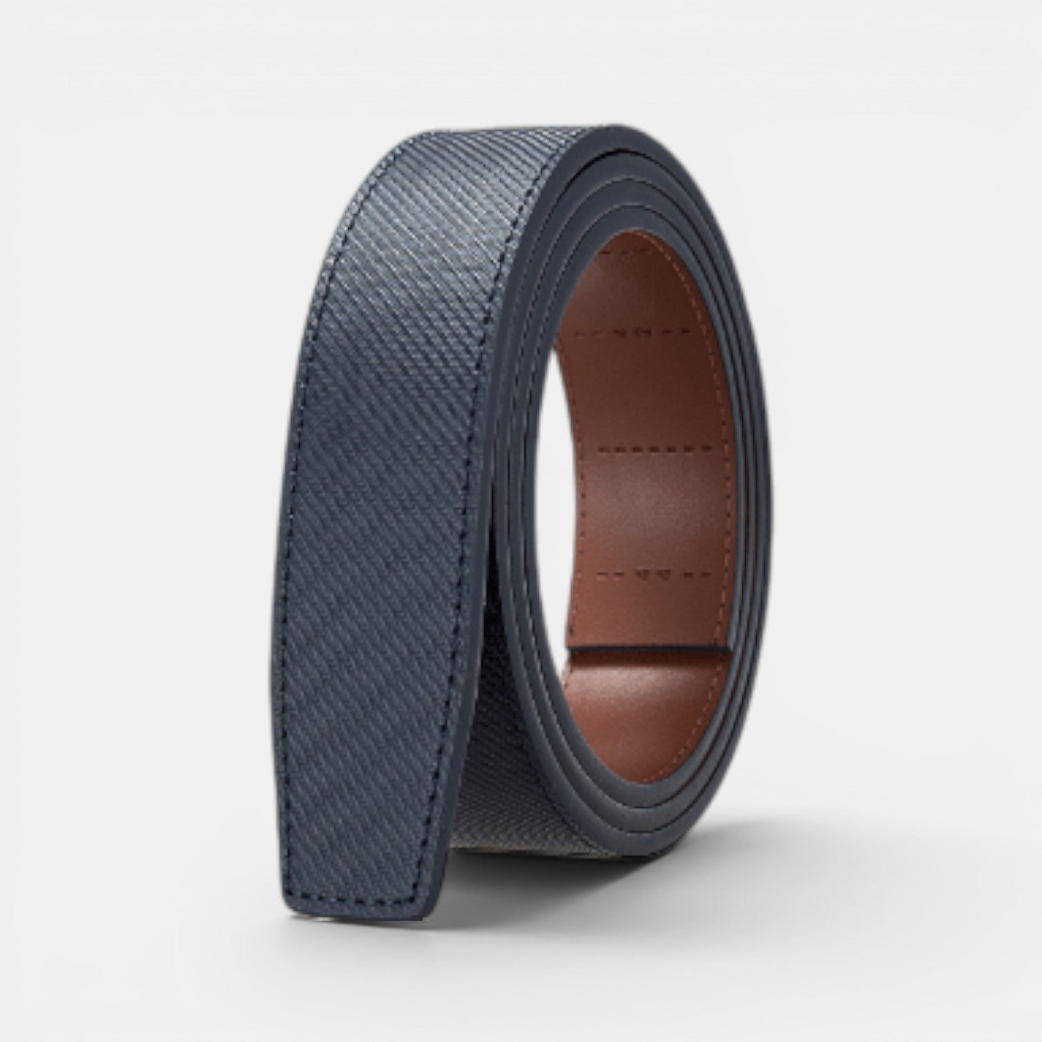Ceinture Cuir Homme Lanière Rayée Boucle Automatique | Varkoss