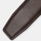 Ceinture Cuir Homme Lanière Rayée Boucle Automatique | Varkoss