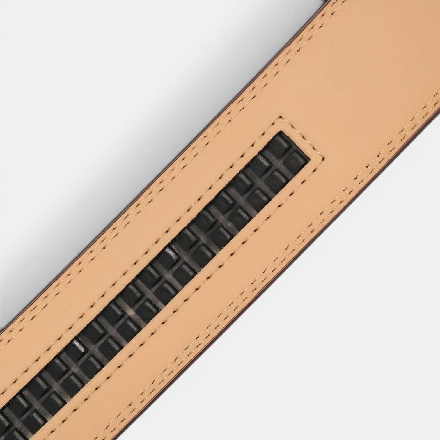 Ceinture Cuir Homme Lanière Rayée Boucle Automatique | Varkoss