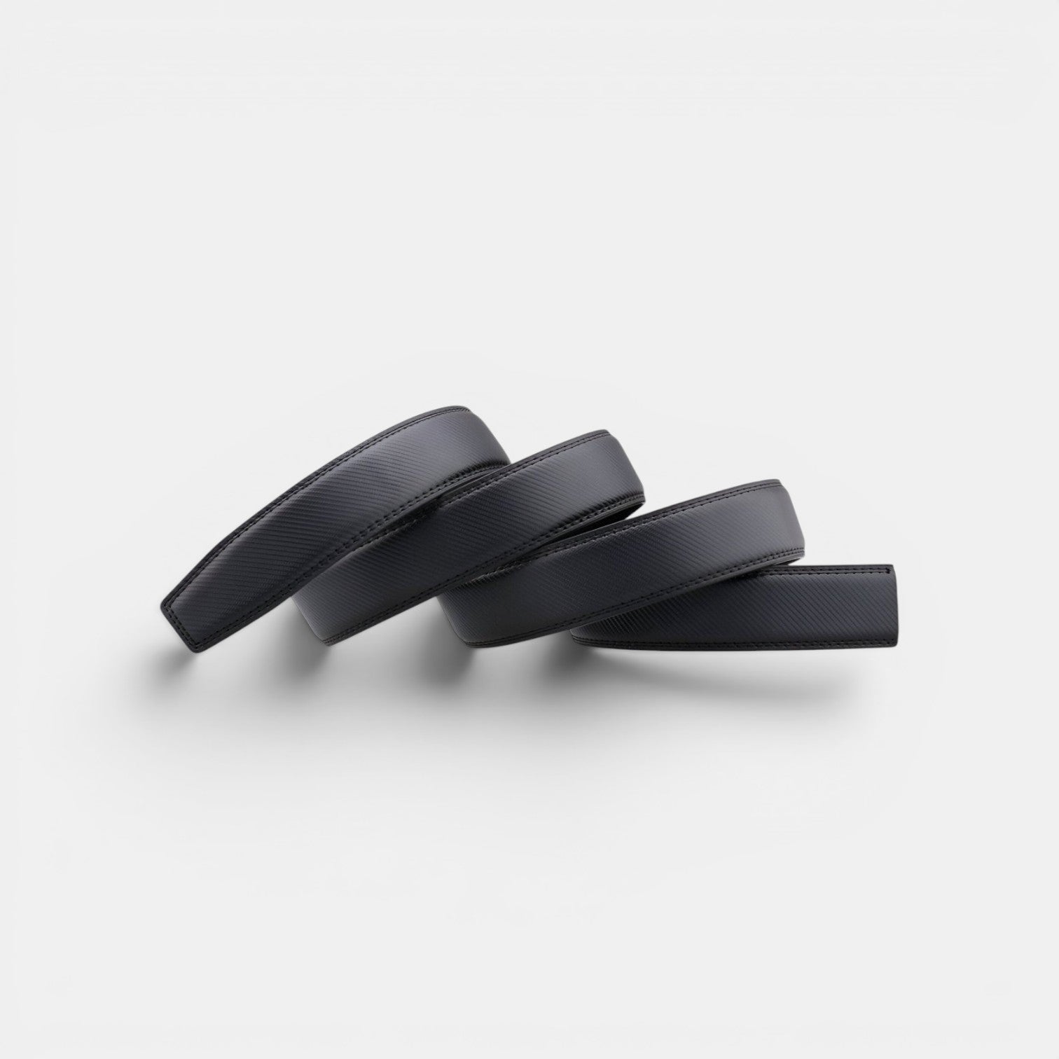 Ceinture Cuir Homme Lanière Rayée Boucle Automatique | Varkoss
