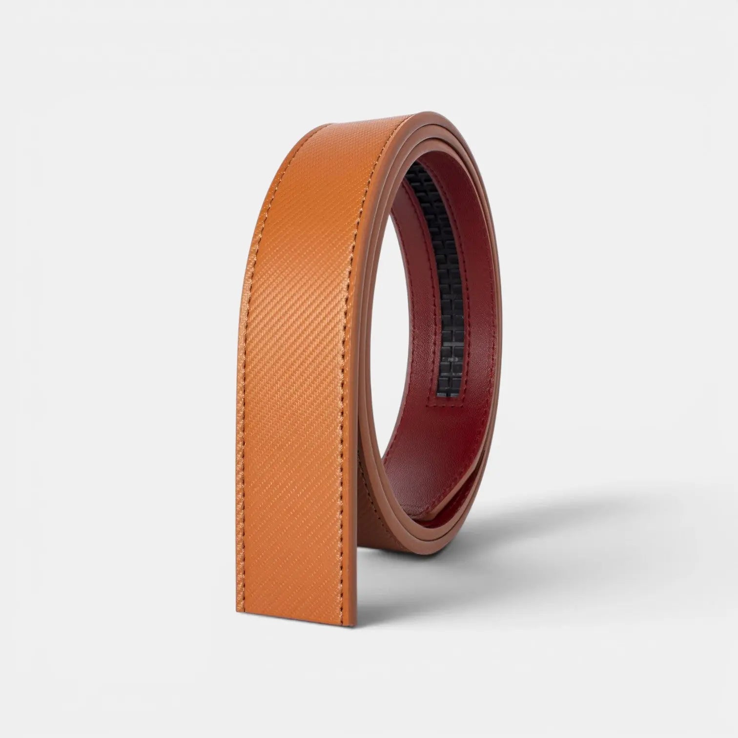 Ceinture Cuir Texturé Interchangeable Sans Boucle Homme | Stravex La Maison de la Ceinture