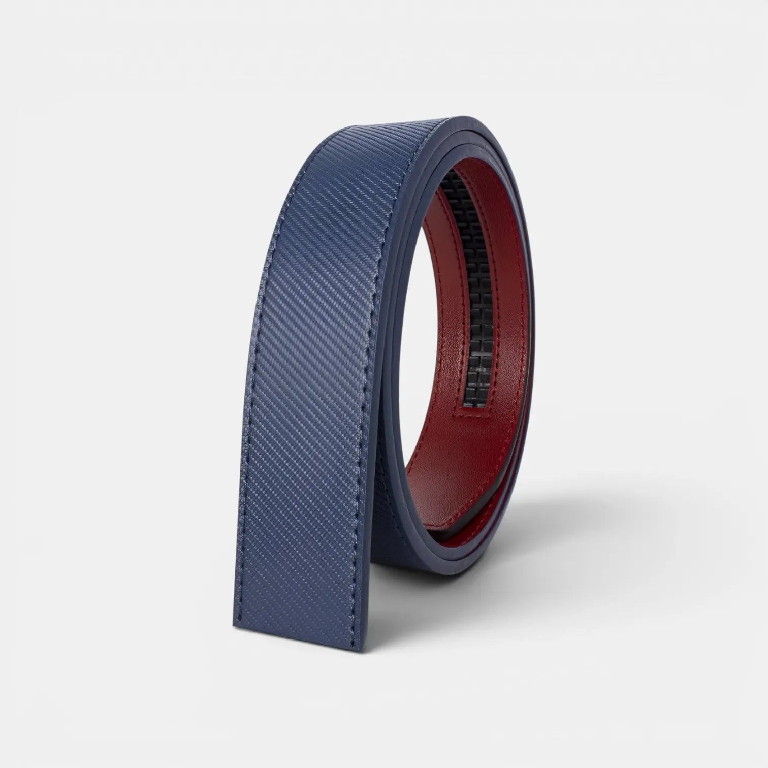 Ceinture Cuir Texturé Interchangeable Sans Boucle Homme | Stravex La Maison de la Ceinture